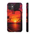 Basketball Court Sunset Phone Case | Tough Phone Case