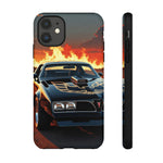 Firebird Trans Am Black Gold Eagle Art Tough Phone Case