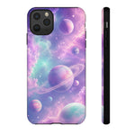 Pastel Galaxy Planet Vaporwave Art Tough Phone Case