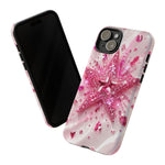 Pink Glitter Star Tough Case | Sparkle Phone Case