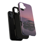 Sunset Skyline GT-R R32 phone case | car reflection, purple dusk