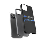 Blue C7 Z06 Sports Car Tough Phone Case Track Style Cover Gift