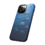 Amberjack School Phone Case, Open Water Sunlight Tough Cover