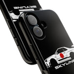 R34 Skyline Japanese Flag Race Car Phone Case | JDM GT-R Tough Cover