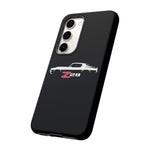 1970 Camaro Z28 White Silhouette Tough Phone Case Cover Gift