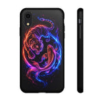 Neon Tiger and Koi Phone Case | Tough Case