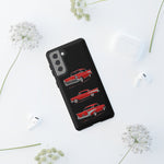 Red 1957 Bel Air Classic Car Phone Case Tough American Multi View