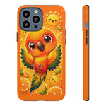 Sun Conure Kawaii Citrus Art Tough Phone Case