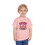 Donut Worry Be Happy Funny Toddler Boys Girls T-Shirt Baby Shower