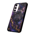 French Bulldog Galaxy Marble Art Tough Phone Case