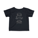 1997 Integra Type R Baby Tee Toddler T-Shirt JDM Racing Car Gift