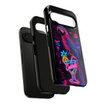Neon Parrot Cocktails phone case | Tough Cases