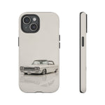 Impala White Studio Phone Case Studio Color Match Car Art