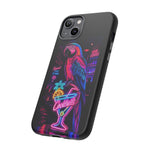 Neon Parrot Cocktails phone case | Tough Cases