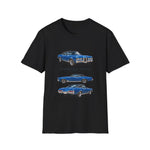 Blue 1970 Grand Prix Car T-Shirt | Classic Auto Trio Illustration
