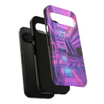 Empty Mall Escalator Vaporwave Art Tough Phone Case