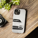 White NSX Phone Case, Retro 90s JDM Supercar Cover, Gift for Car Lovers