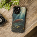 Salmon River Fishing Phone Case, Sunlit Current Cover