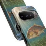 Redfish Phone Case, Seagrass Flat Underwater Art Cover