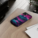 2 Rounds Canada Retina Artwork Vaporwave Phone Case – Landscape Aesthetic