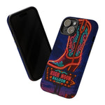 Neon Cowboy Boot phone case | High Noon Saloon design
