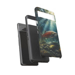 Salmon River Fishing Phone Case, Sunlit Current Cover