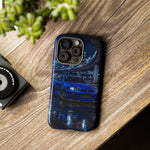 Skyline GT-R R34 Bayside Blue Tokyo Night Art Tough Phone Case