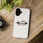 White C7 Z06 Phone Case for Chevy Vette Fans, Tough Cover