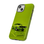 Green Cuda Muscle Car phone case for Gear Heads
