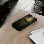 Northern Pike Fishing Phone Case, Weed Bed Silhouette Cover, Gift