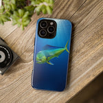 Mahi Mahi Underwater Phone Case, Sunbeam Open Water Cover, Gift