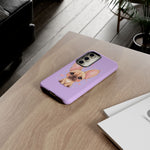 French Bulldog Bat Ears Kawaii Pet Dog Art Tough Phone Case