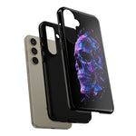 Holographic Skull Phone Case, Shattered Glass Iridescent Cover