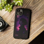 Melancholy Data Poster Phone Case, Glitch Anime Sky Tough Cover