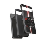 Camaro ZL1 Phone Case, Black Red Racing Stripe Studio Cover, Gift