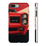 Red Classic GTO Car phone case | Tough phone cover, vintage muscle car design