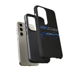 Blue C7 Z06 Sports Car Tough Phone Case Track Style Cover Gift