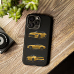 Gold Fairlady Z Classic Sports Car Tough Phone Case - 3 View