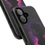 Melancholy Data Poster Phone Case, Glitch Anime Sky Tough Cover