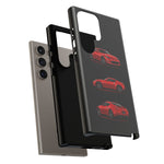 Red 370Z Sports Coupe Tough Phone Case for JDM Enthusiasts