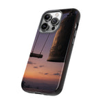 Temple Bell Sunset Phone Case Japan Zen Tough Case