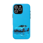 RX-7 Cyan Studio Phone Case Studio Color Match Car Art