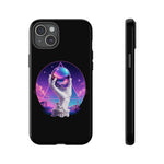Marble Hand Orb Synthwave Phone Case Mythic Tough Case