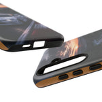 Skyline GT-R R34 White Nurburgring Speed Art Tough Phone Case