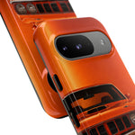 Orange Cuda Phone Case, 71 Classic Muscle Car Tough Cover