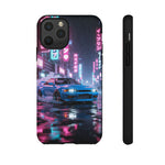 Skyline GT-R Tokyo Rain JDM Night Art Tough Phone Case