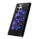 Holographic Skull Phone Case, Shattered Glass Iridescent Cover