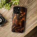 Burmese Golden Sable Portrait Art Tough Phone Case