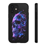 Holographic Skull Phone Case, Shattered Glass Iridescent Cover