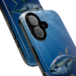 Yellowfin Tuna Phone Case, Deep Blue Water Tough Cover, Gift